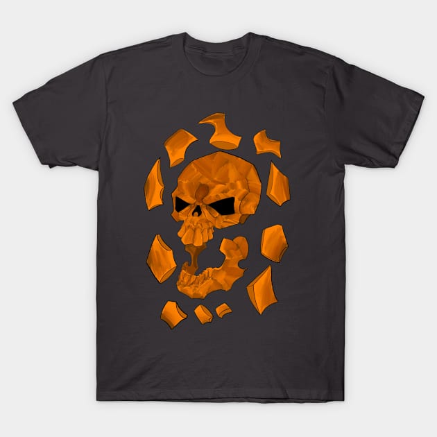 Skull Shatter T-Shirt by Viking_Studio